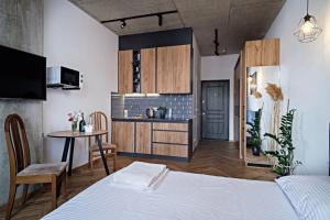 Loft apartment with balcony