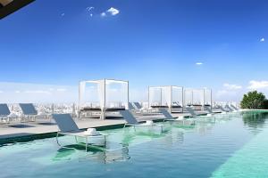 Flat moderno com ampla varanda no bairro Jardins