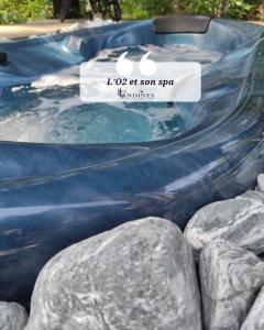 Lodges L-O2 et son Spa, cabane de verre et de bois : photos des chambres