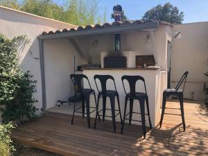 Villas Villa 6 chambres et piscine entre la mer et la ville : photos des chambres