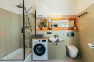 Ferienwohnung Gustav Kaiser Apartment - 60qm Design Fewo Zittauer Gebirge - Unterkunft in historischer Altstadt im Dreiländereck