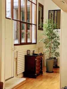 Loft on a garden with Parisian charm