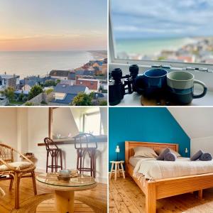 Appartements Le trait de cote vue mer commerces et plage a pied : photos des chambres