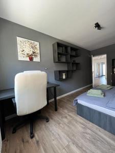 Apartament cu curte Gruia