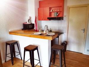 Appartements 30 m2 studio for 3 people with air conditioning : photos des chambres