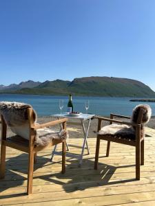 Glass domes at Arctic Ocean Lodge