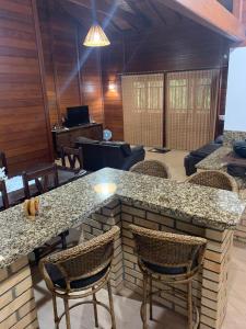 Refúgio do Brilhantte-Belo sítio com piscina e spa