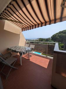 Appartement vue mer et piscine CAVALAIRE 4 personnes