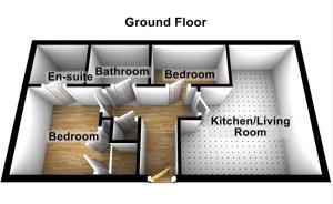 Modern 2 bedroom and 2 bath apartment