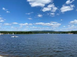 Family & Business Sauna Tężnia Apartments No14 Leśny nad Zalewem Cedzyna - 1 Bedroom with Private Sauna, Bath with Hydromassage , Terrace, Parking, Catering Options