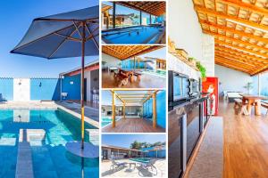 Casa 16 pessoas • Piscina c/ prainha e hidro