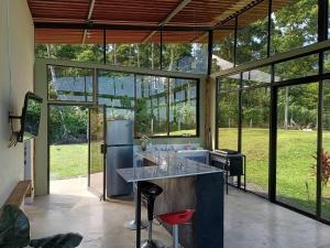 Tropical Crystal House