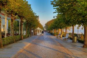Villa Strandidyll Apartment 6, Balkon mit Meerblick