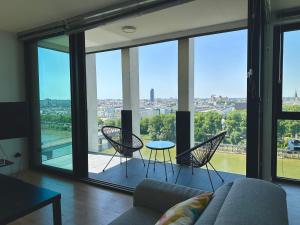 Appartement standing Vue panoramique sur Nantes