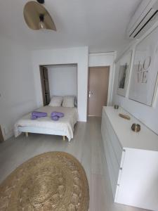 Appartements Appartement lumineux avec vue sur mer a 50 m de la plage et du centre : photos des chambres