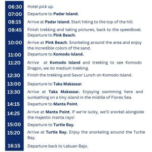 Labuan bajo trip