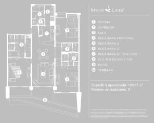 Departamento Mayan Lakes T2 - Albercas, club de playa, tenis, pádel y más