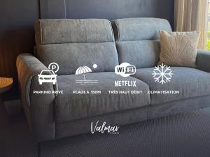 Studio Valmar, accès plage 150m