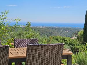 Appartement VUE MER an der Côte d'Azur für 2-3 Personen mit Gartenanteil
