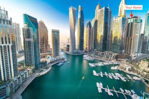 Marina View, 2BR Ideal for Groups, Walk to beach