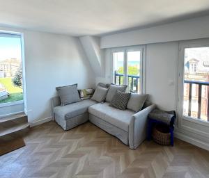 Appartements Appartement familial - 2 toits terrasses - vue mer - hyper centre d-Houlgate : photos des chambres