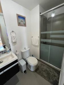 Departamento con balcon y vista al mar