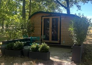 Campings Nuit insolite dans un petit Hobbit en bois : photos des chambres