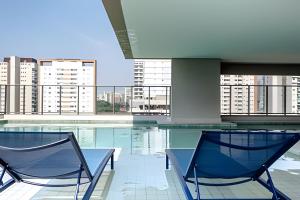 Studio Moderno com Piscina a 5 min a pé do Nubank Parque-1210