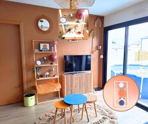 B&B / Chambres d'hotes Coin Zen Sulnacoise, Linge, Petit-dej, Piscine : photos des chambres
