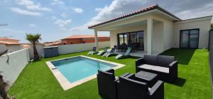 Villa neuve Hemera , 8 couchages, piscine & plage