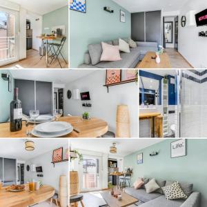 Appartements Toulouse centre Studio equipe, Netflix & fibre : photos des chambres