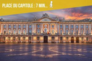 Appartements Toulouse centre Studio equipe, Netflix & fibre : photos des chambres