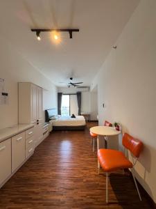 K Avenue High Floor Studio Balcony with Sunrise View