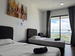 K Avenue High Floor Studio Balcony with Sunrise View