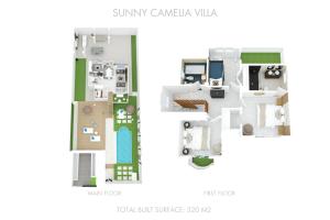 VACATION MARBELLA I Sunny Camelia Villa Heated pool, Recently Renovated, Best Residential Neighborhood in Benalmadena, Short walk to the beach, Cinema Room