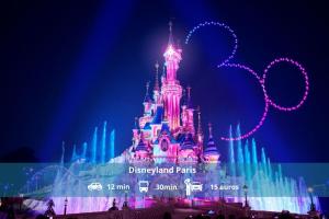 Appartements Le Mana, 7 pers 2 chambres 12min Disneyland Paris : photos des chambres