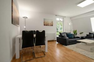 Ferienwohnung Strandglück am Malchower See mit Garten