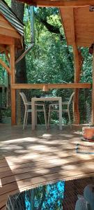 Lodges Les cottages de Sarrant : photos des chambres