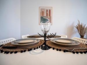 Appartements La Pause Boheme Deco boisee en Centre Bourg : photos des chambres