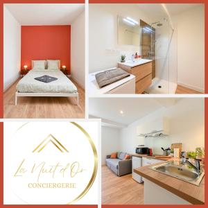 Appartements La Pause Boheme Deco boisee en Centre Bourg : photos des chambres
