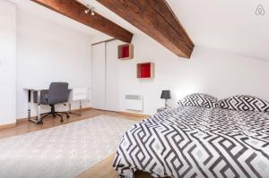 Appartements Le Wilson superbe T3 Climatisation internet WiFi Centre-ville 65 m2 : photos des chambres