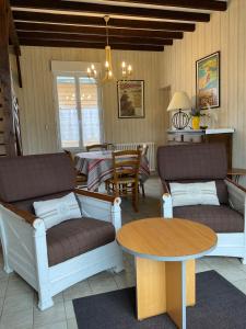 Maisons de vacances Gite les Flots Bleus : photos des chambres