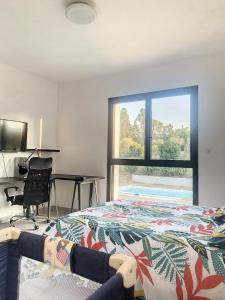 Villas Contemporary air-conditioned villa near Cannes 10 people with swiming pool and big garden : photos des chambres
