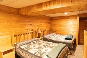 6 BR log cabin JFBB ski /HOT TUB