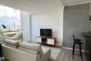 Linda cobertura com vista