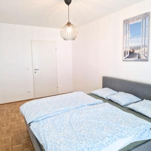 High-rise apartment with sunset