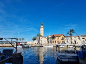 studio cozy "Roseanne" 4 P Grau du Roi camargue village- Mer 250m