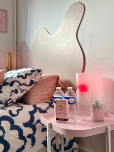 Appartements Biscuit Rose - Studio moderne en Centre ville de Reims : photos des chambres