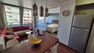 Apartamento Pet-Friendly com Piscina e Vista Rio - Recoleta, Centro, Santiago