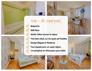 Appartements Studio COSY avec Baignoire et Netflix Ideal couple : photos des chambres